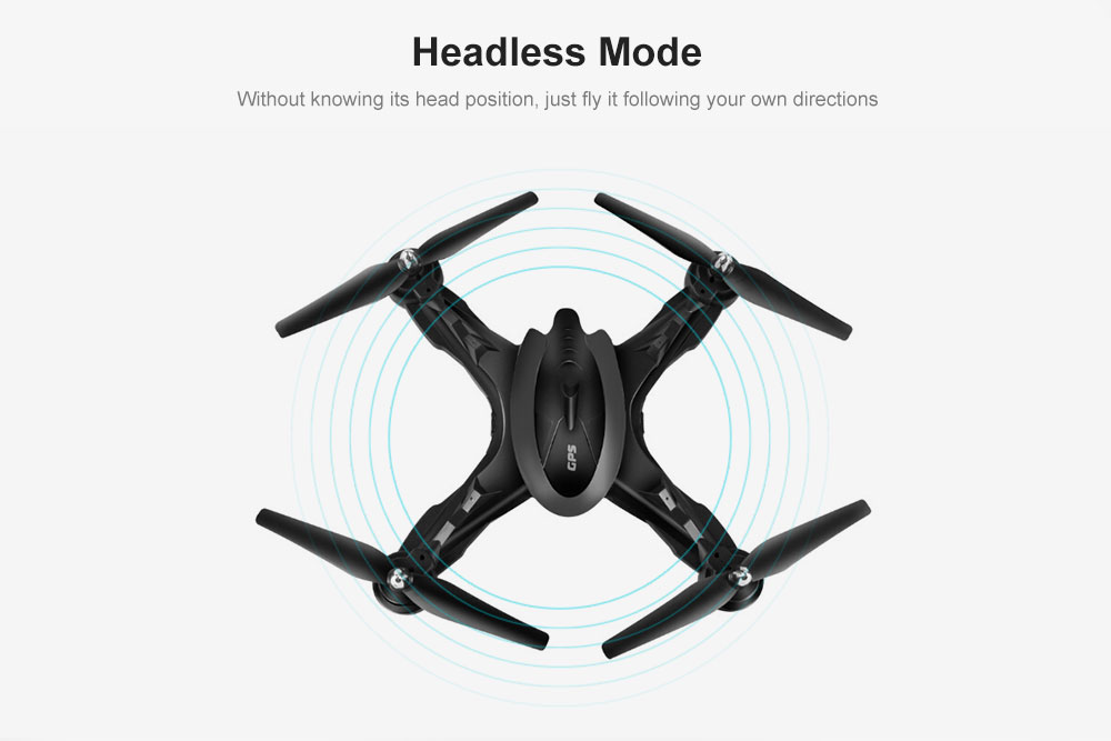 LH - X38GWF - BS GPS WiFi FPV RC Drone - RTF Altitude Hold Waypoint Point of Interest Follow One Key Return Quadcopter