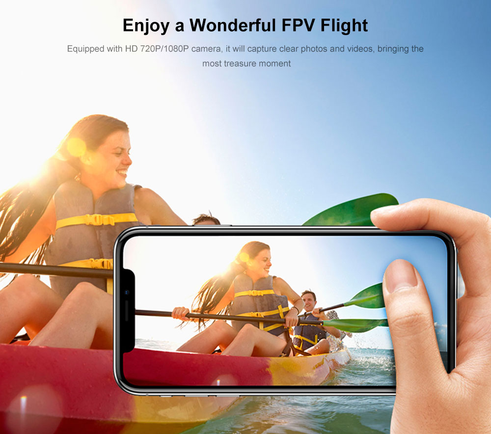 LH - X38GWF - BS GPS WiFi FPV RC Drone - RTF Altitude Hold Waypoint Point of Interest Follow One Key Return Quadcopter LH - X38GWF - BS GPS WiFi FPV RC Drone - RTF Altitude Hold Waypoint Point of Interest Follow One Key Return Quadcopter