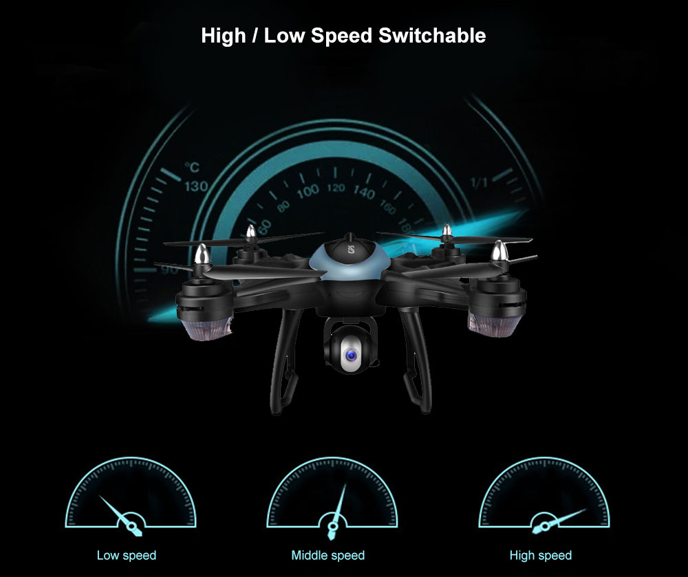 LH - X38GWF - BS GPS WiFi FPV RC Drone - RTF Altitude Hold Waypoint Point of Interest Follow One Key Return Quadcopter