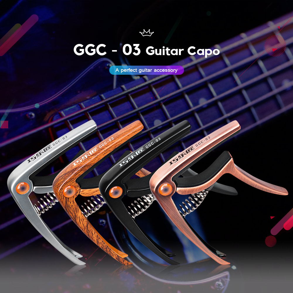 Qiaolejiang GGC - 03 Metal Guitar Capo Quick Change Clamp Musical Instrument Tool