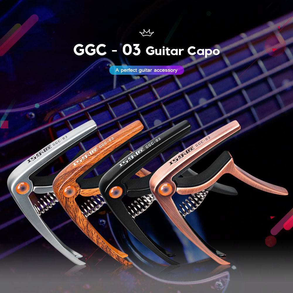 Qiaolejiang GGC - 03 Metal Guitar Capo Quick Change Clamp Musical Instrument Tool Qiaolejiang GGC - 03 Metal Guitar Capo Quick Change Clamp Musical Instrument Tool