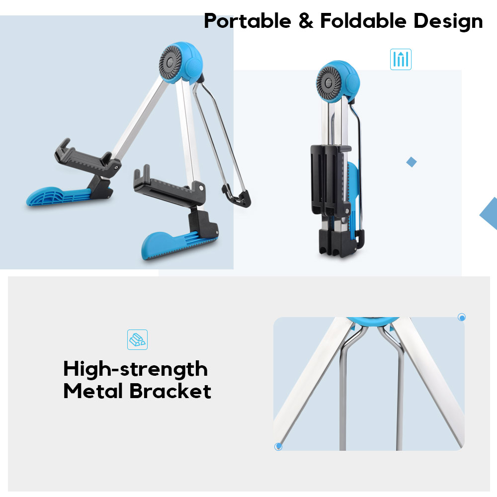 Qiaolejiang GGS - 03 Foldable A-frame Guitar Stand Instruments Holder Bracket