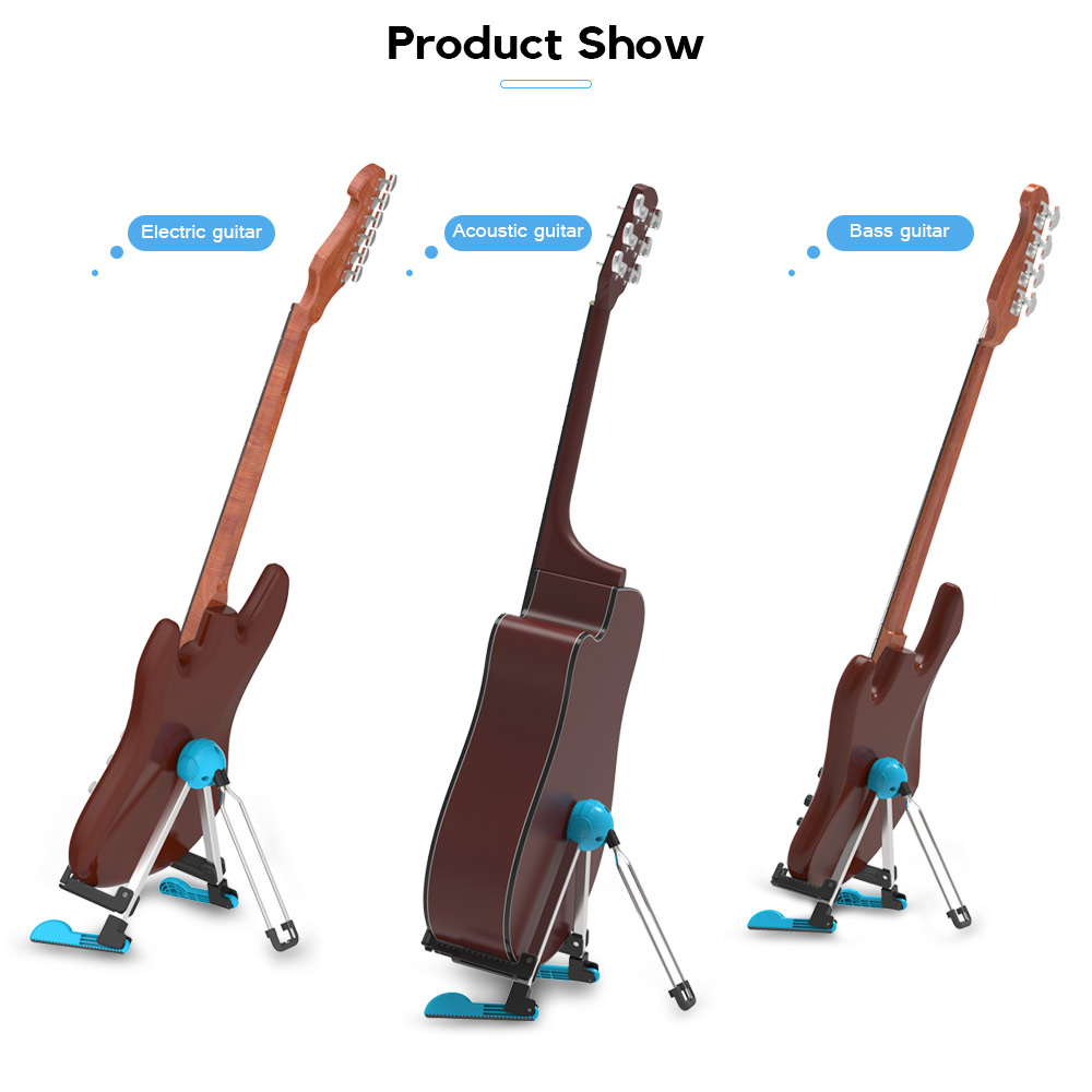Qiaolejiang GGS - 03 Foldable A-frame Guitar Stand Instruments Holder Bracket Qiaolejiang GGS - 03 Foldable A-frame Guitar Stand Instruments Holder Bracket