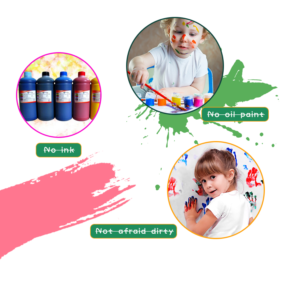 69 x 55cm Baby Kids Water Drawing Painting Mat Board Play Rug with Magic Pen