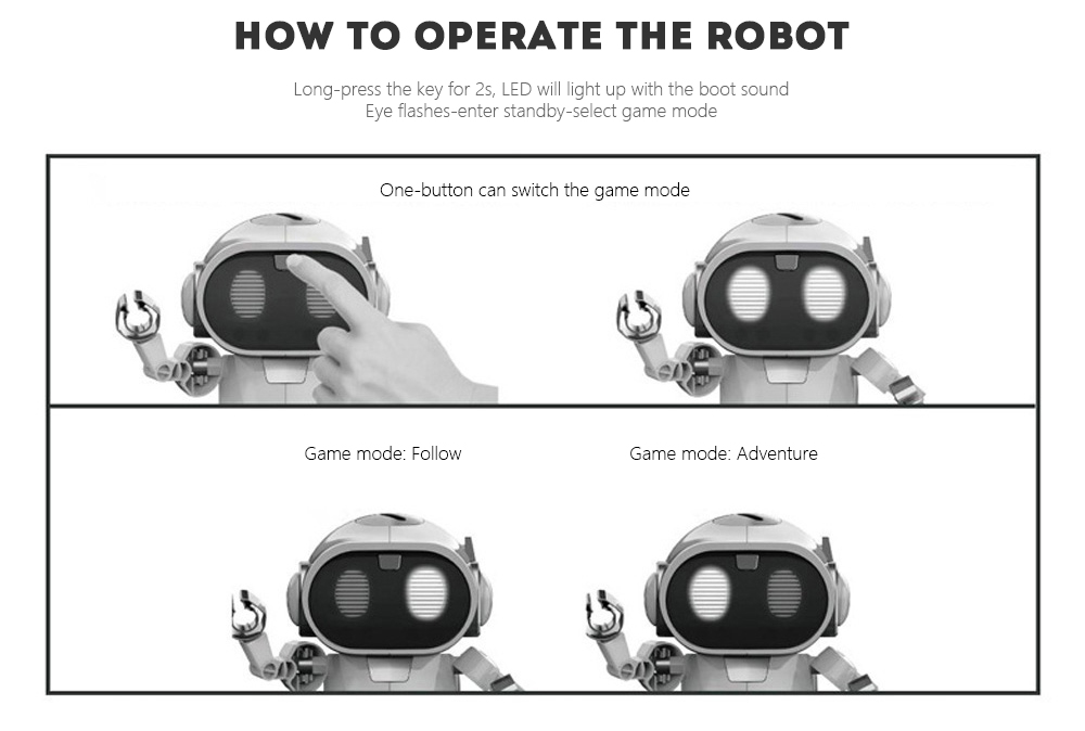 MoFun - 963 DIY Assembled Electric Robot Infrared Obstacle Avoidance Educational Toy MoFun - 963 DIY Assembled Electric Robot Infrared Obstacle Avoidance Educational Toy