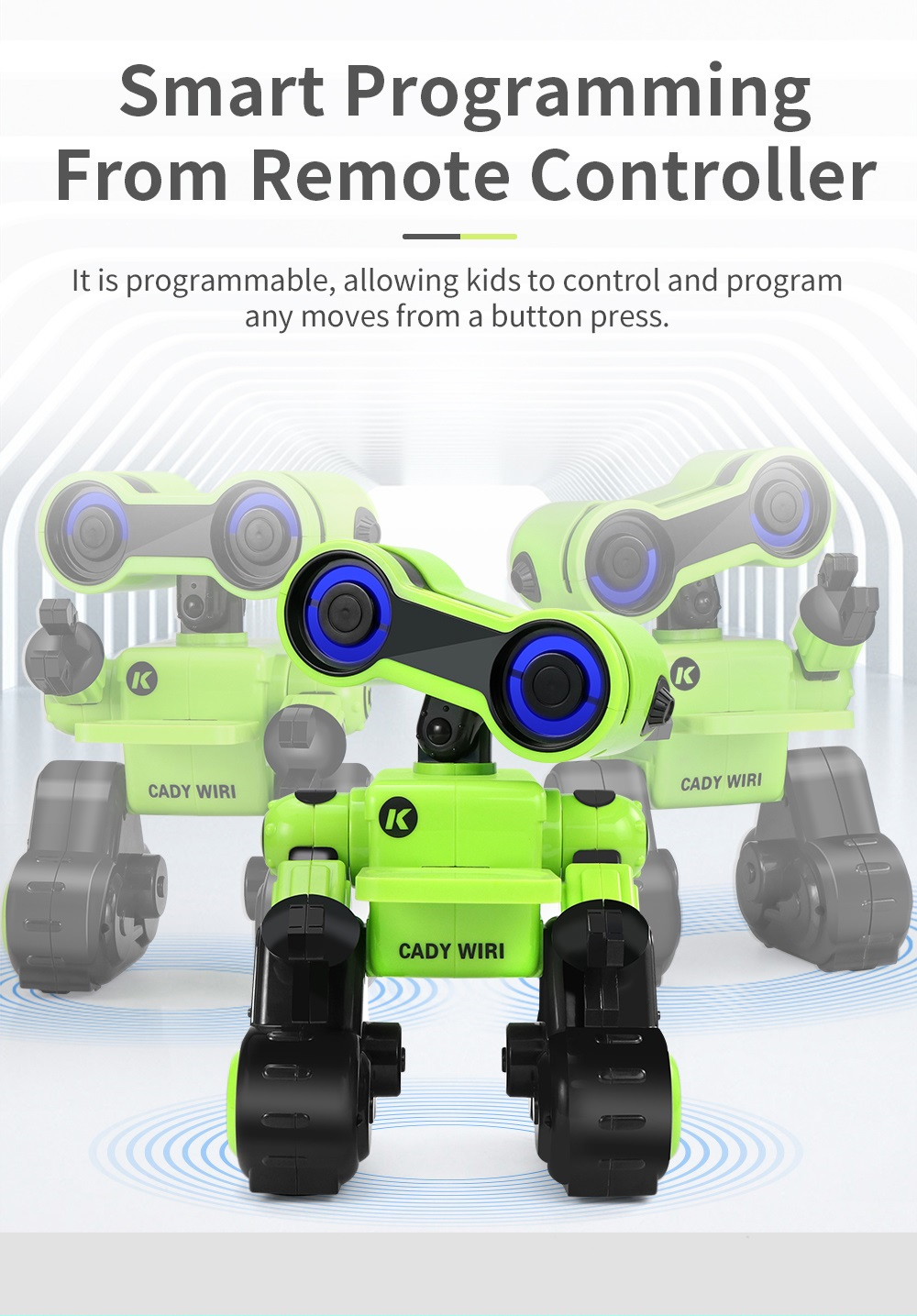 JJRC R13 - YW CADY WIRI Power Robot Intelligent Science Exploration Toy Gift