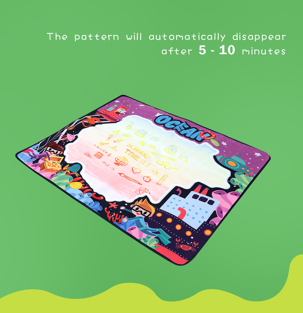 Magic Water Drawing Mat with One Pen for Kids Toy Magic Water Drawing Mat with One Pen for Kids Toy