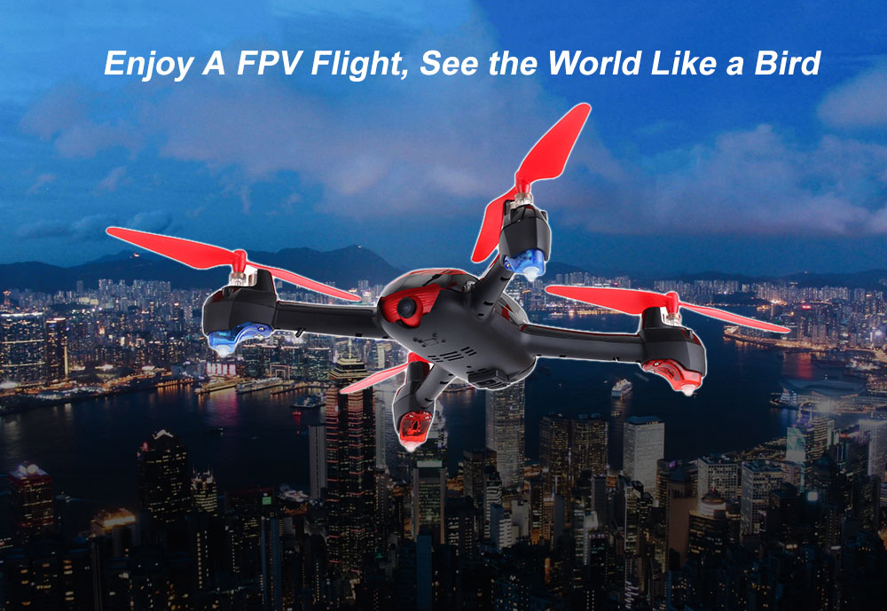 SHRC SH2 GPS 2.4G 1080P WiFi FPV RC Drone Smart Follow Point of Interest Waypoint UAV