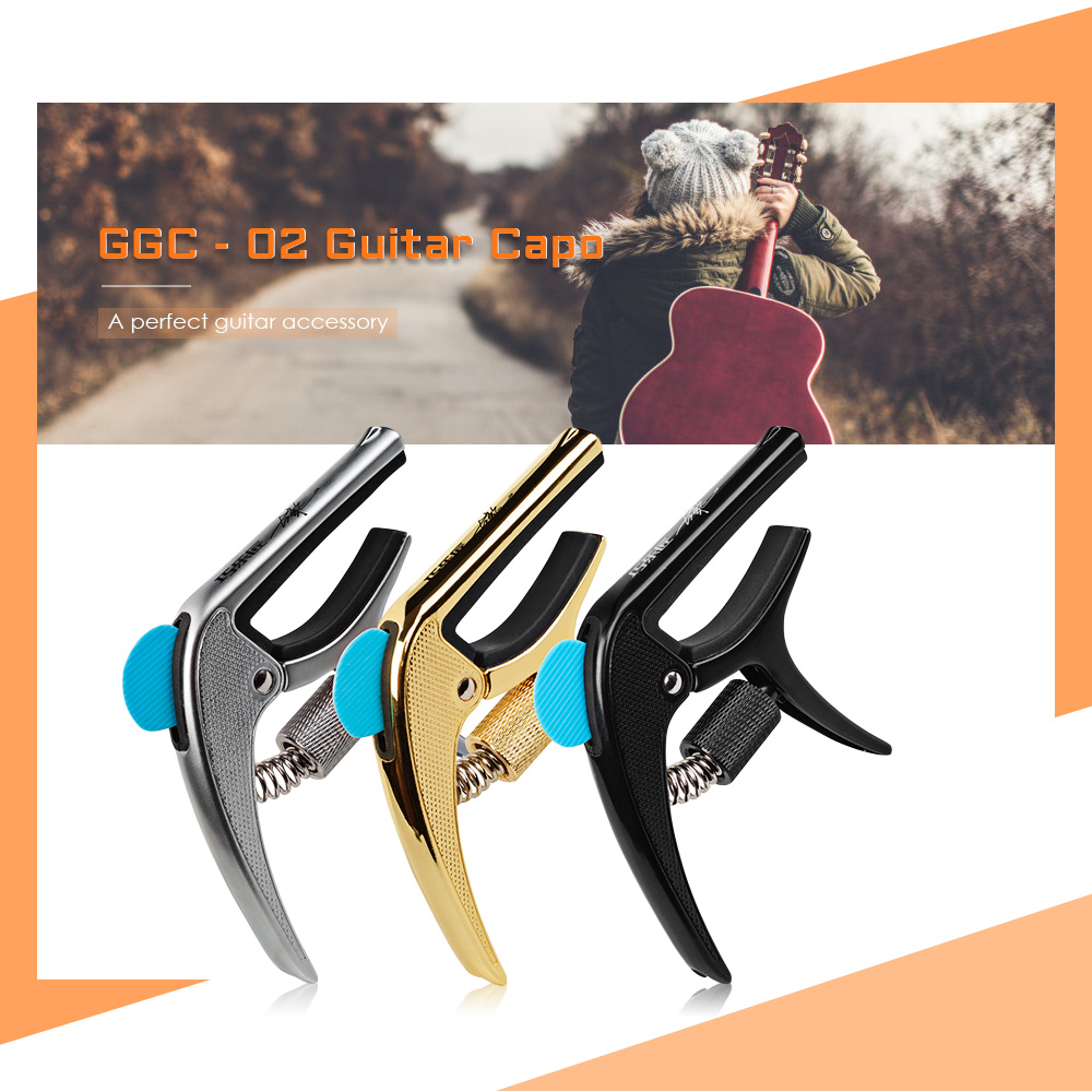Qiaolejiang GGC - 02 Alloy Guitar Capo Musical Instrument Accessory Qiaolejiang GGC - 02 Alloy Guitar Capo Musical Instrument Accessory