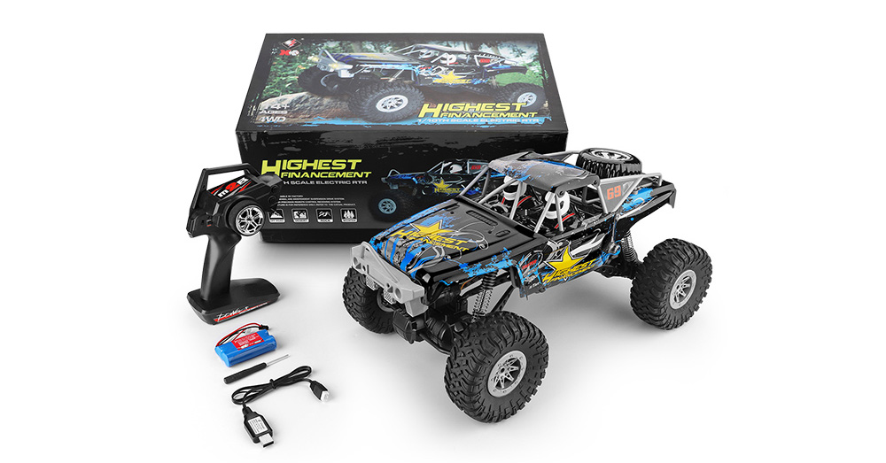 WLtoys 104310 1 / 10 Electric 4WD Double Bridge Climbing Car