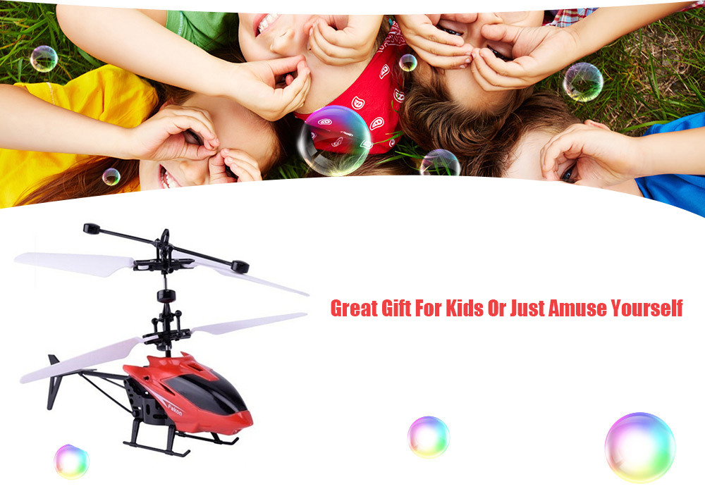 Induction Flying Aircraft Electric Micro Helicopters Toys Gift for Kids