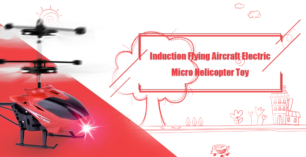 Induction Flying Aircraft Electric Micro Helicopters Toys Gift for Kids