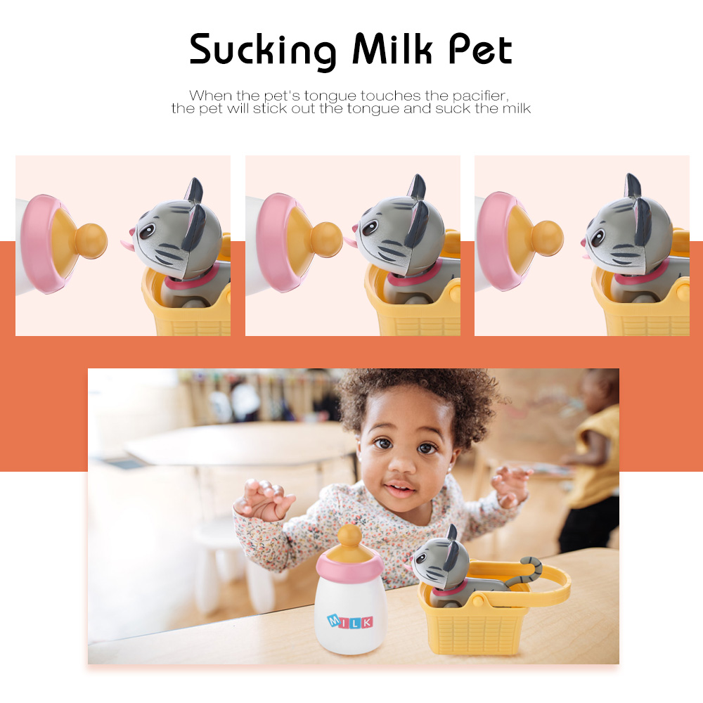 HAPPYCOW No.777 - 263 Baby Pet Sucking Milk Cat Electronic Induction Feeding Toy