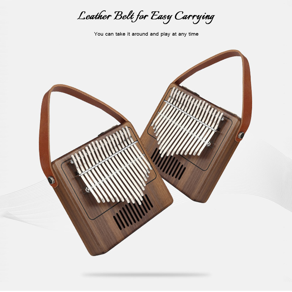 TOM TK - R1 17-key Kalimba Thumb Piano Walnut Wood Musical Instrument TOM TK - R1 17-key Kalimba Thumb Piano Walnut Wood Musical Instrument