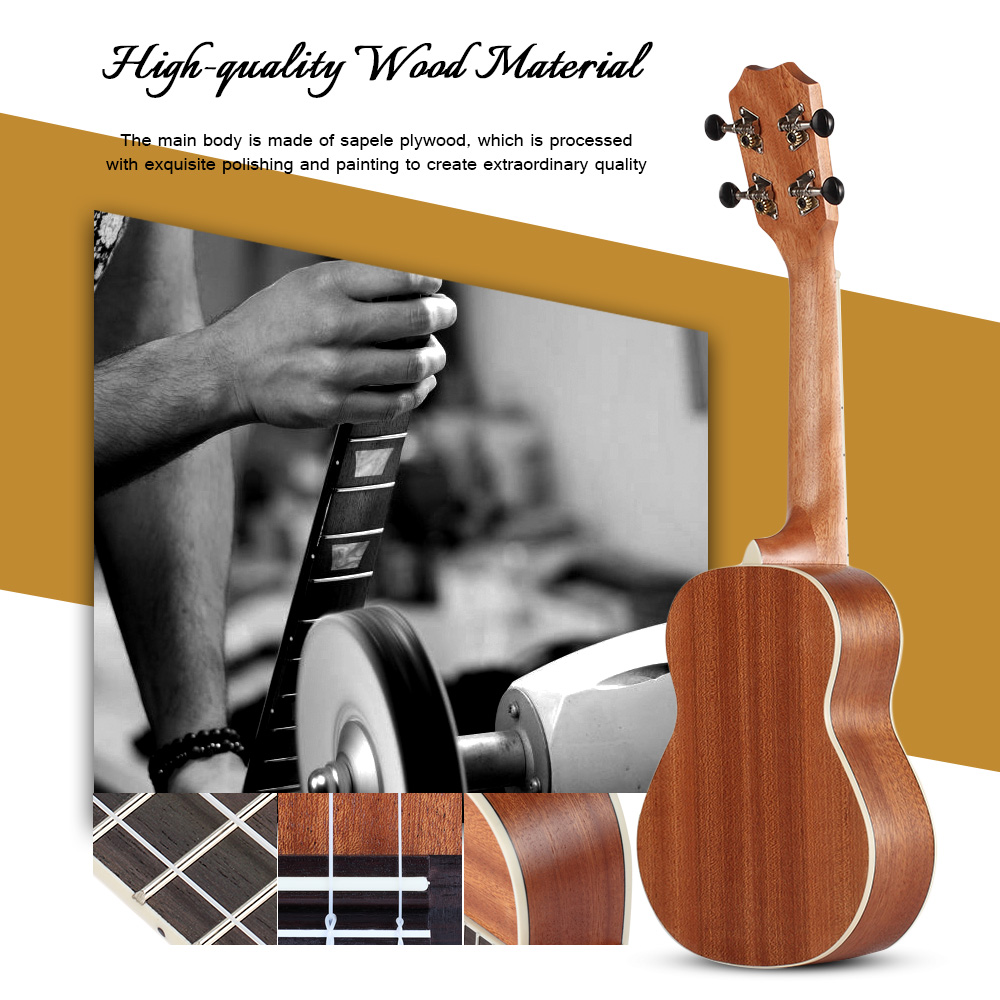 TOM TUC - 200B Acoustic Concert Soprano Ukulele with Carrying Bag TOM TUC - 200B Acoustic Concert Soprano Ukulele with Carrying Bag