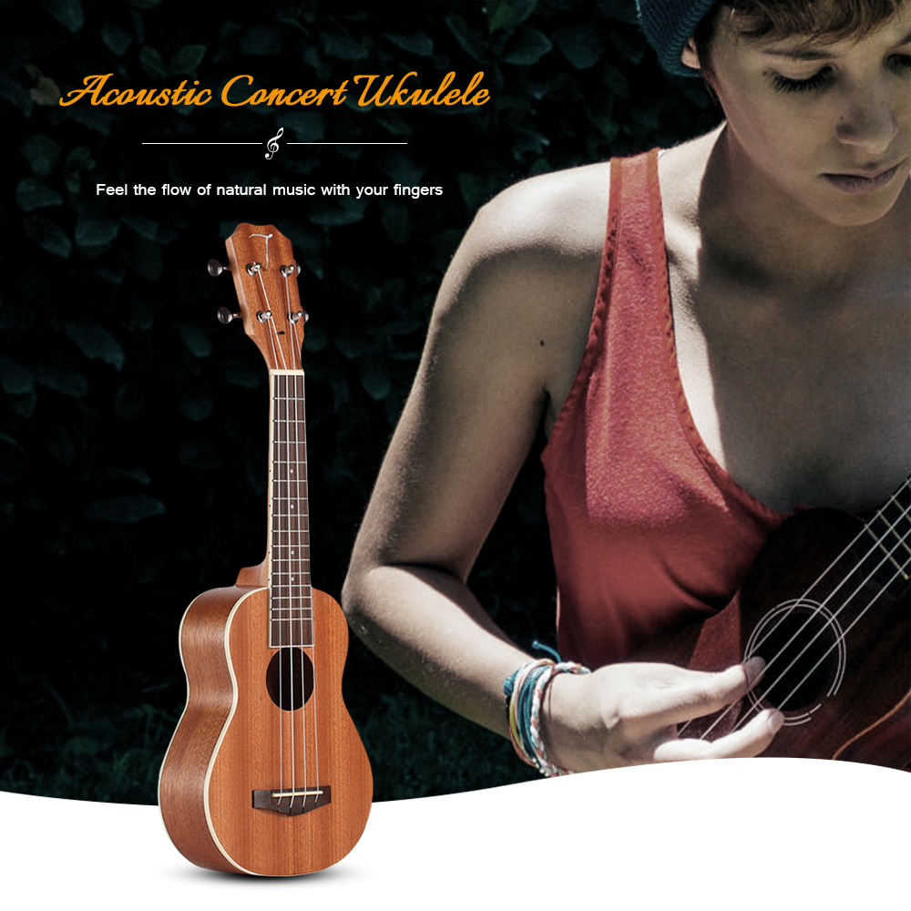 TOM TUC - 200B Acoustic Concert Soprano Ukulele with Carrying Bag TOM TUC - 200B Acoustic Concert Soprano Ukulele with Carrying Bag