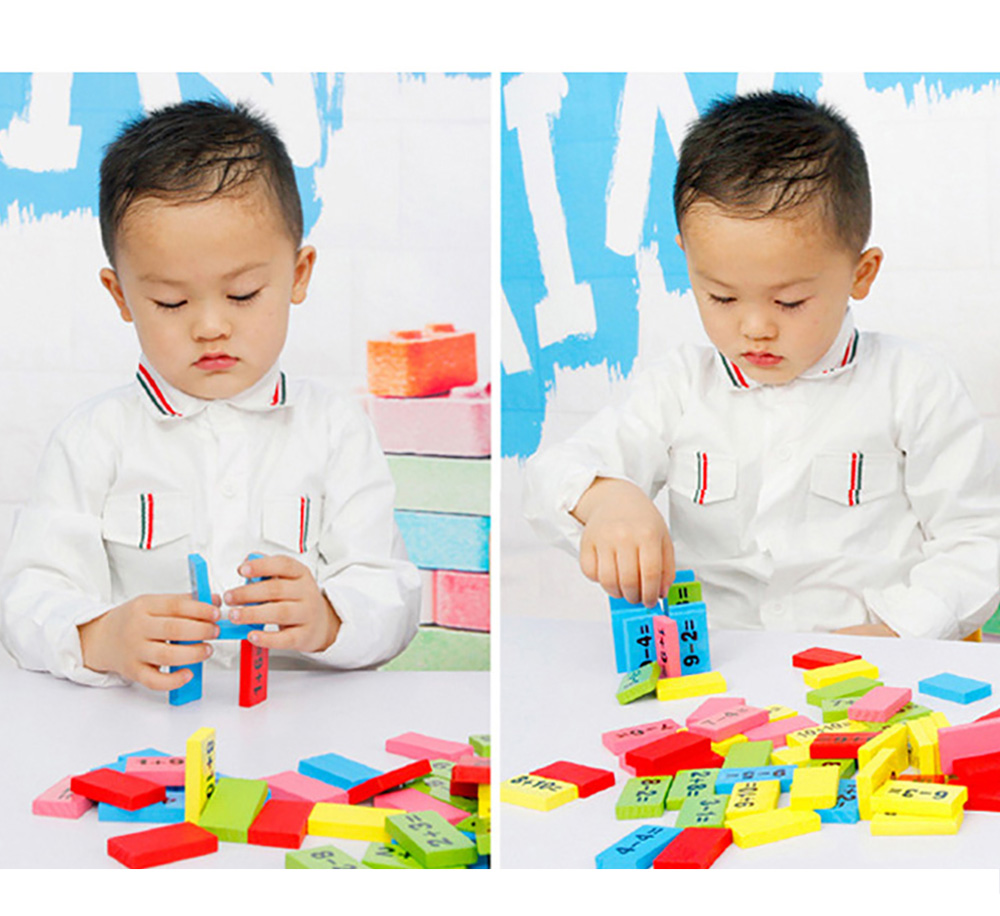 Wooden Children Digital Computing Early Education Puzzle Building Block Toy Wooden Children Digital Computing Early Education Puzzle Building Block Toy