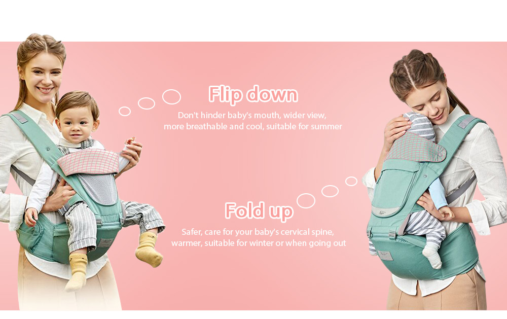 Bethbear 1815 Hip Seat Newborn Waist Stool Baby Carrier Infant Sling Backpack