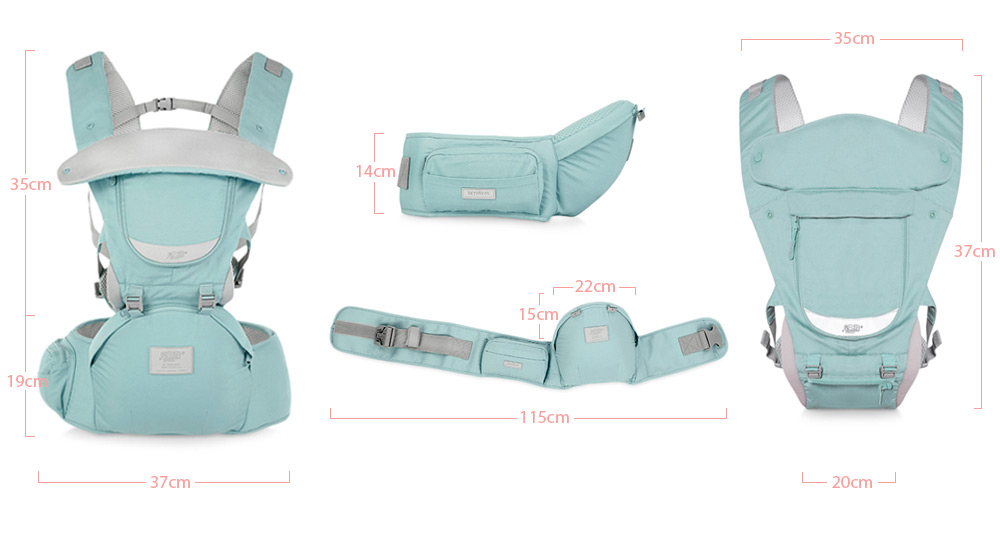 Bethbear 1815 Hip Seat Newborn Waist Stool Baby Carrier Infant Sling Backpack Bethbear 1815 Hip Seat Newborn Waist Stool Baby Carrier Infant Sling Backpack