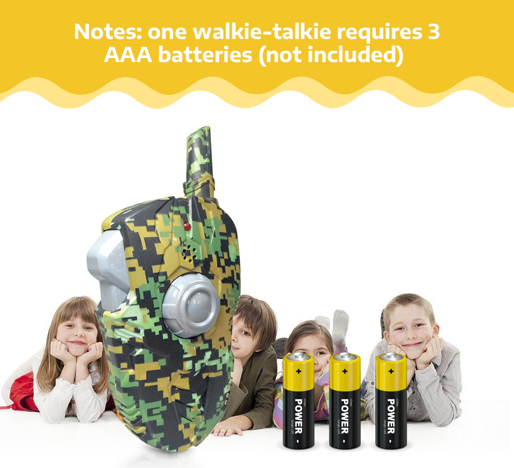 Military Walkie-talkie Childrens Toy 2pcs