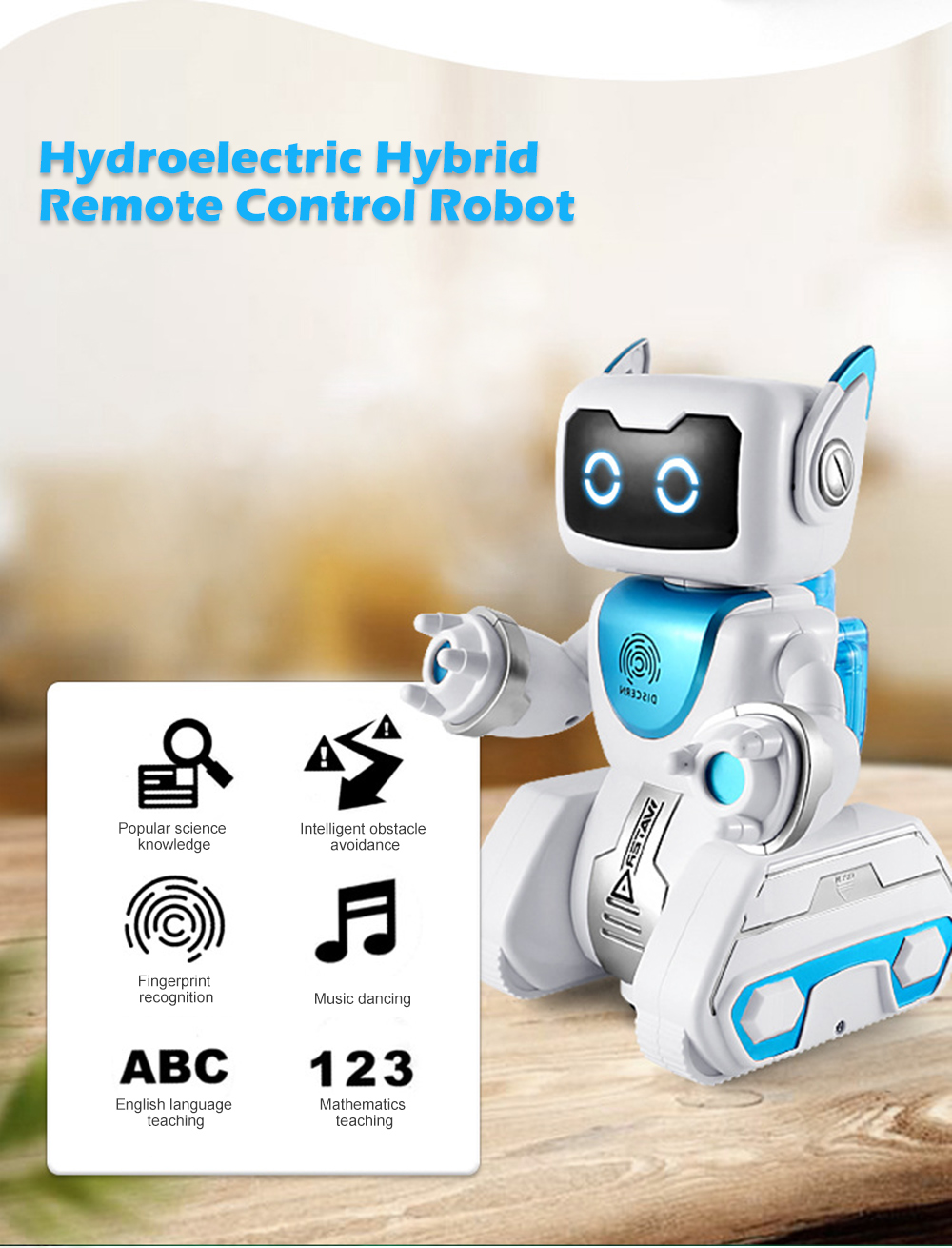 LE NENG TOYS Hydroelectric Hybrid Automatic Steering Remote Control Robot LE NENG TOYS Hydroelectric Hybrid Automatic Steering Remote Control Robot