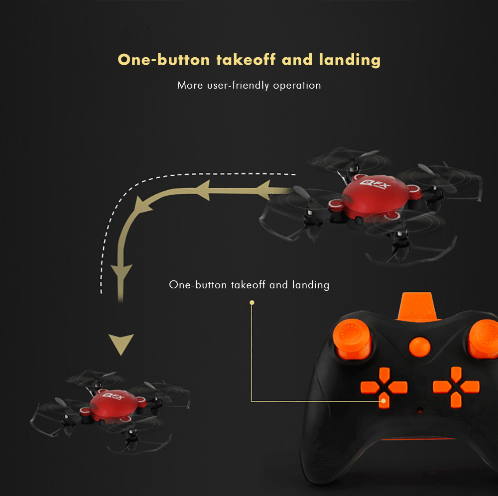 QFX Foldable Quadcopter Mini Drone Model Toy with Remote Control QFX Foldable Quadcopter Mini Drone Model Toy with Remote Control