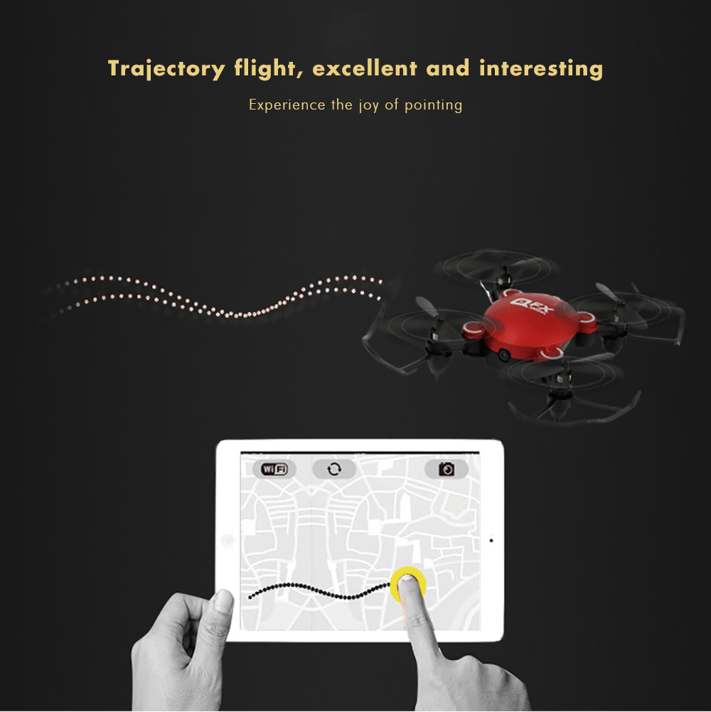 QFX Foldable Quadcopter Mini Drone Model Toy with Remote Control