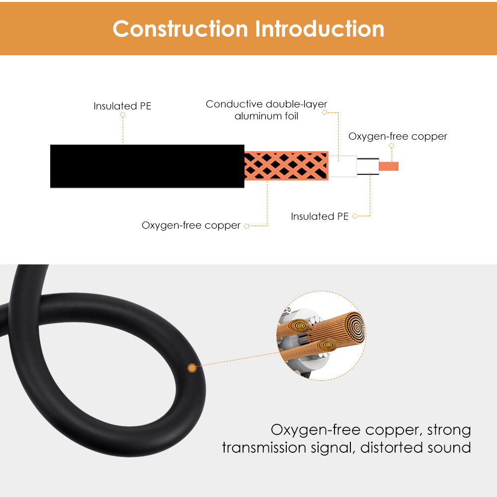 AC - 10 Guitar Effect Pedal Connection Cable Instrument Accessory