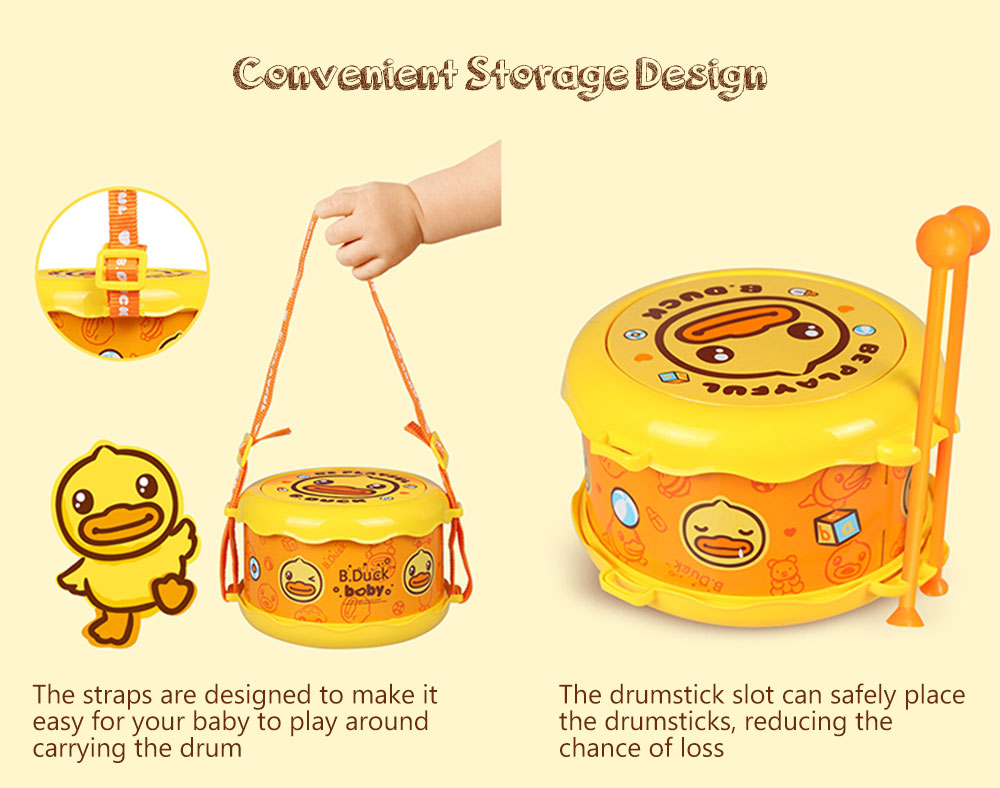 B.DUCK WL - BD005 Children's Double-sided Drum B.DUCK WL - BD005 Children's Double-sided Drum