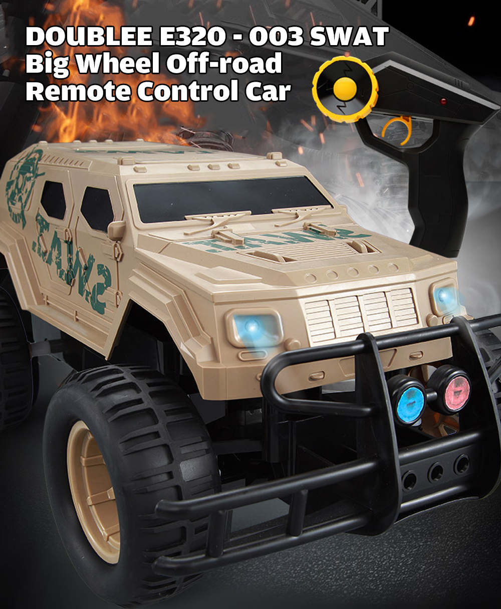 DOUBLEE E320 - 003 Special Police Large Wheel Off-road Remote Control Car DOUBLEE E320 - 003 Special Police Large Wheel Off-road Remote Control Car