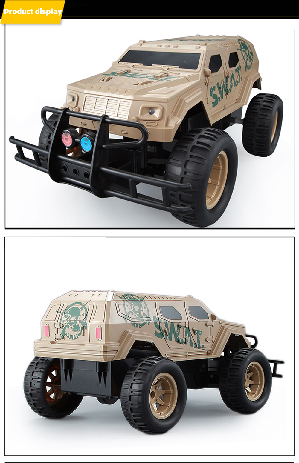 DOUBLEE E320 - 003 Special Police Large Wheel Off-road Remote Control Car DOUBLEE E320 - 003 Special Police Large Wheel Off-road Remote Control Car