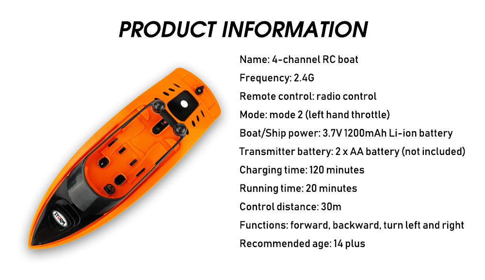 3323 4-channel Remote Control Rowing