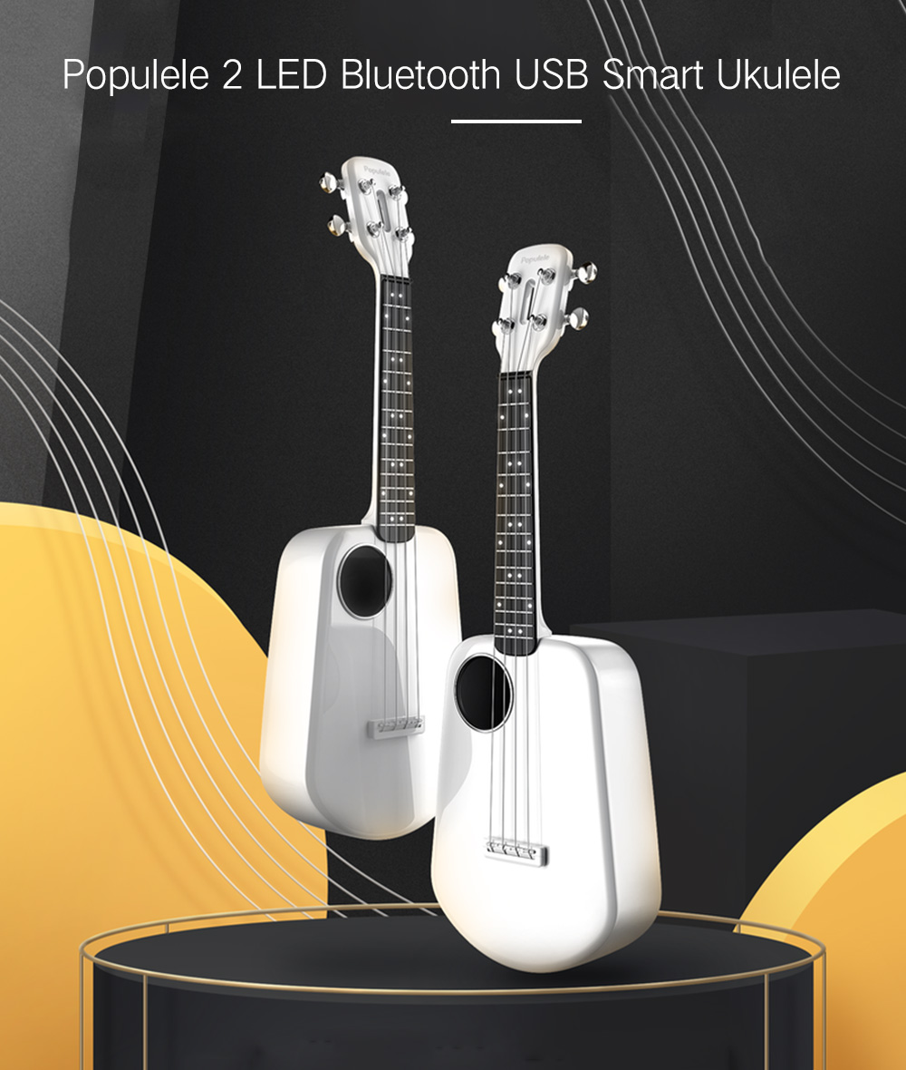 Populele 2 LED Bluetooth USB Smart Ukulele from Xiaomi youpin