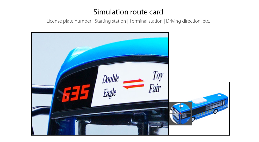 DOUBLEE E635 - 003 Remote Control Bus