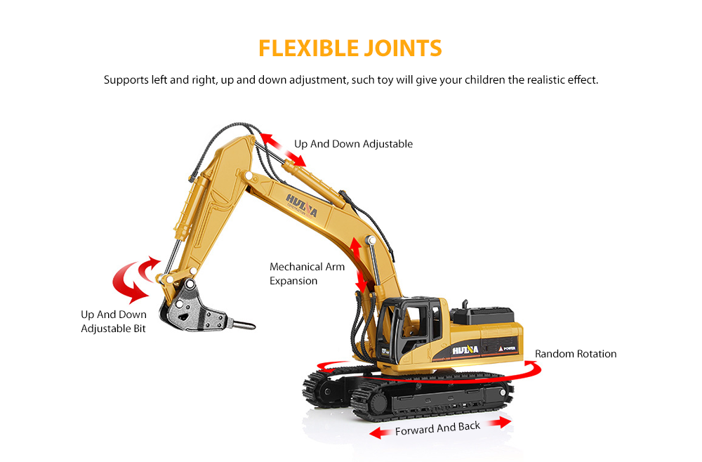 1:50 Alloy Truck Excavator Car Hammer Vehicle Breaker Model Diecast for Kids Toys Gift 1:50 Alloy Truck Excavator Car Hammer Vehicle Breaker Model Diecast for Kids Toys Gift