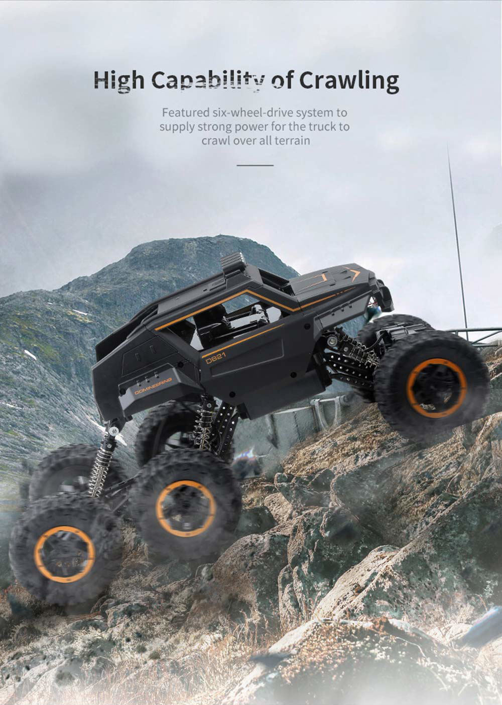 JJRC Q51 MAX Six-wheel Drive Off-road Remote Control Car JJRC Q51 MAX Six-wheel Drive Off-road Remote Control Car