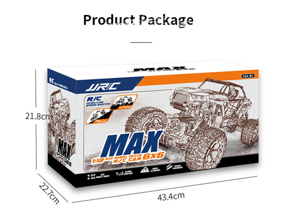 JJRC Q51 MAX Six-wheel Drive Off-road Remote Control Car JJRC Q51 MAX Six-wheel Drive Off-road Remote Control Car