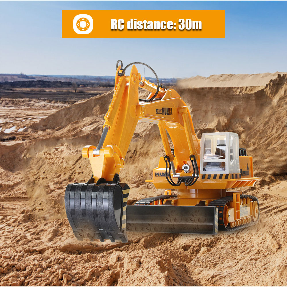HUI NA TOYS 310 11 Channel Wireless Remote Control Excavator Toy HUI NA TOYS 310 11 Channel Wireless Remote Control Excavator Toy
