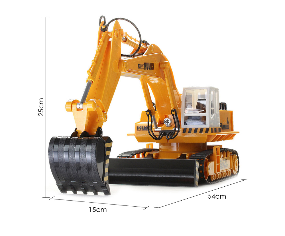 HUI NA TOYS 310 11 Channel Wireless Remote Control Excavator Toy HUI NA TOYS 310 11 Channel Wireless Remote Control Excavator Toy