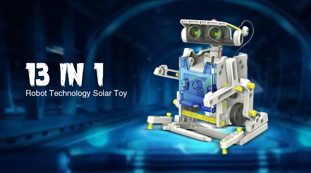 Delicate 13 in 1 Robot Technology Solar Toy