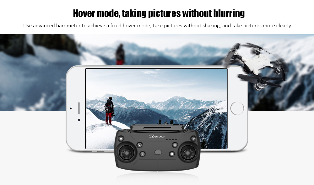YH - 19HW Foldable RC Drone RTF WiFi FPV / G-sensor Mode / Altitude Hold YH - 19HW Foldable RC Drone RTF WiFi FPV / G-sensor Mode / Altitude Hold