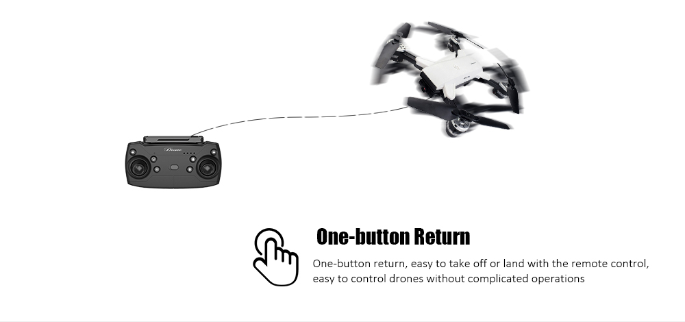 YH - 19HW Foldable RC Drone RTF WiFi FPV / G-sensor Mode / Altitude Hold YH - 19HW Foldable RC Drone RTF WiFi FPV / G-sensor Mode / Altitude Hold