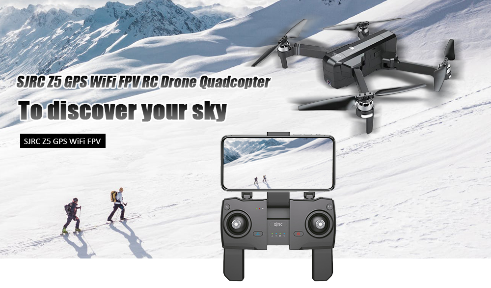 SJRC Z5 GPS 720P WiFi FPV RC Drone Quadcopter SJRC Z5 GPS 720P WiFi FPV RC Drone Quadcopter