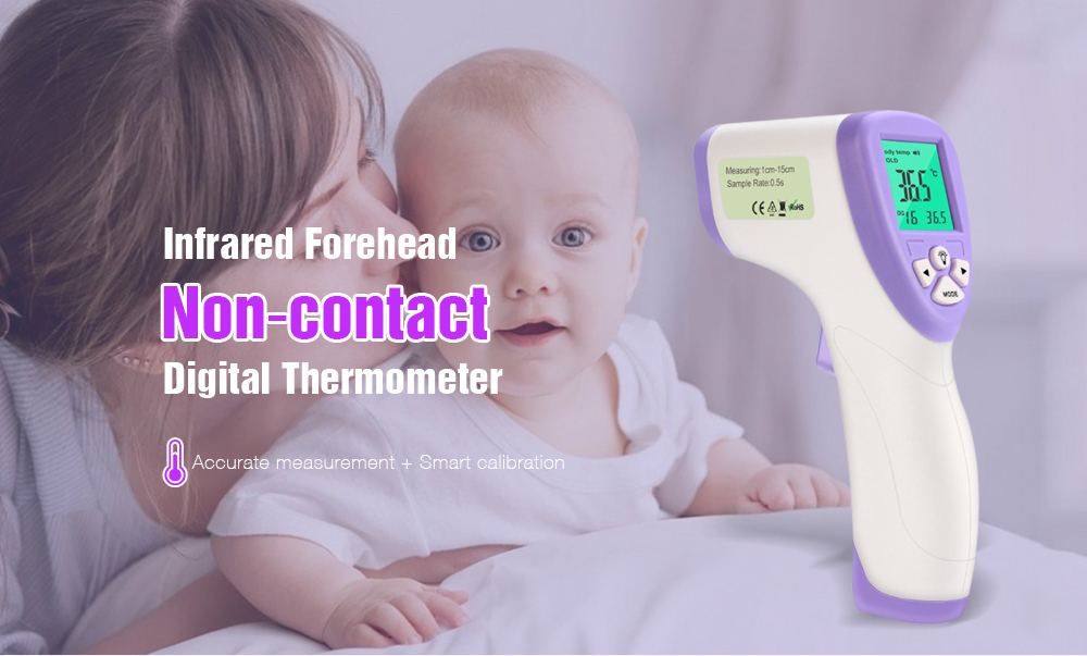 Digital Thermometer Infrared Baby Adult Forehead Non-contact Infrared Thermometer with LCD Backlight Bestselling