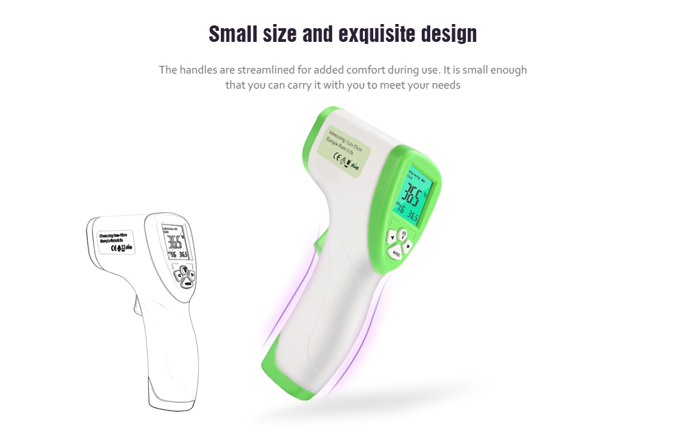 Digital Thermometer Infrared Baby Adult Forehead Non-contact Infrared Thermometer with LCD Backlight Bestselling