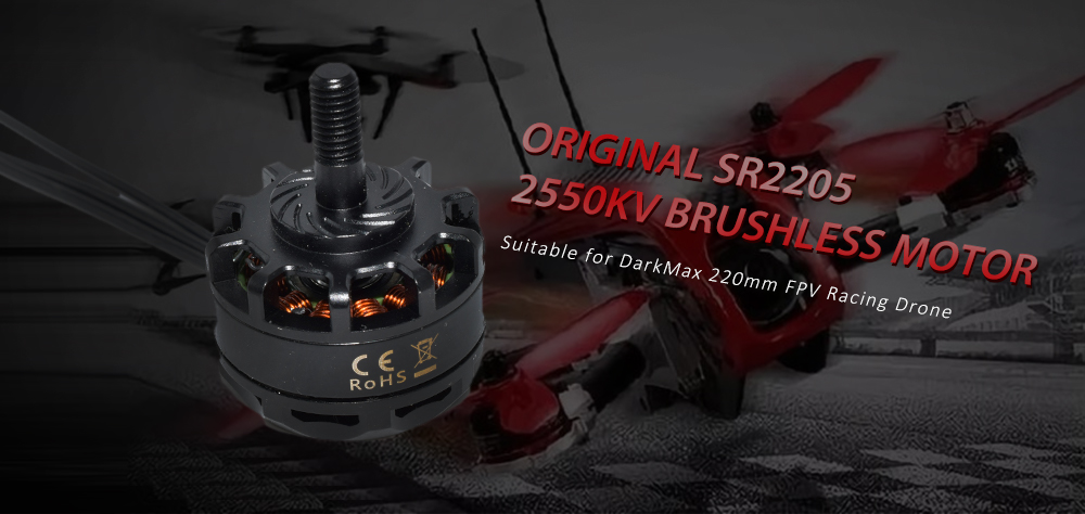 Original SR2205 2550KV Brushless Motor for DarkMax 220mm FPV Racing Drone