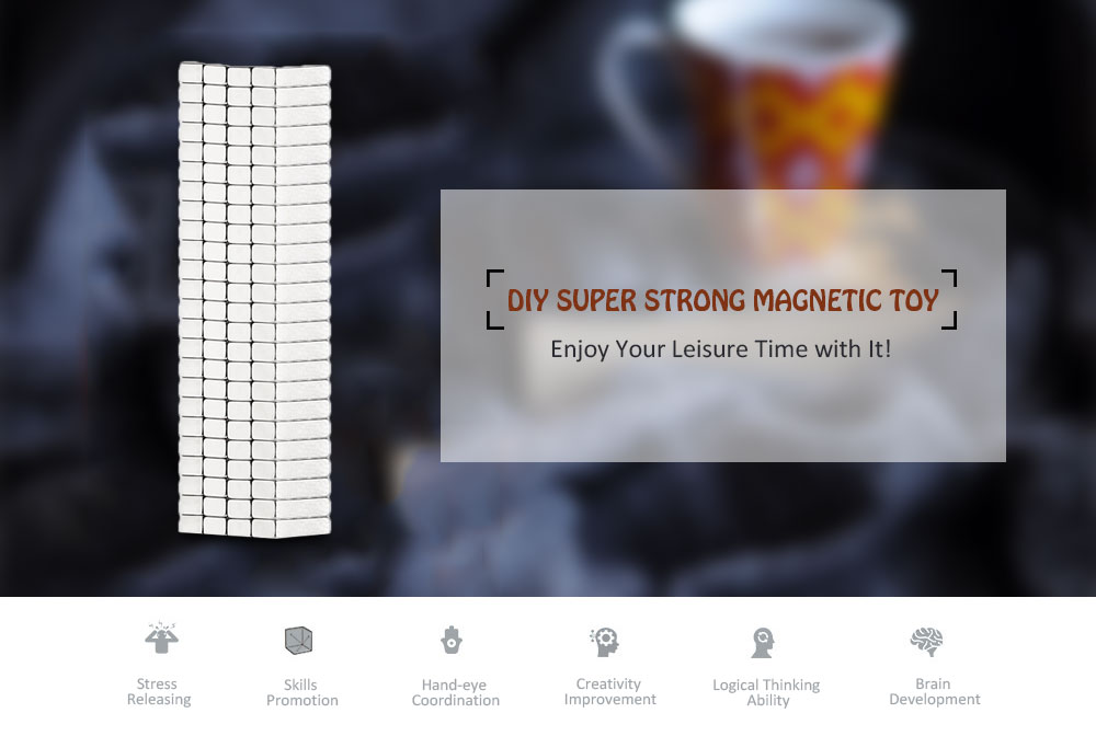8 x 3 x 2mm Magic Magnet DIY Super Strong Magnetic Toy 100pcs 8 x 3 x 2mm Magic Magnet DIY Super Strong Magnetic Toy 100pcs