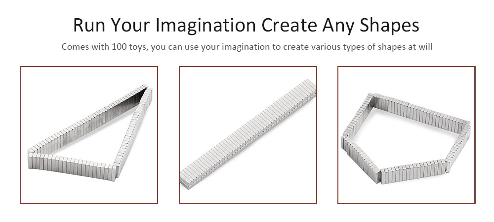 8 x 3 x 2mm Magic Magnet DIY Super Strong Magnetic Toy 100pcs 8 x 3 x 2mm Magic Magnet DIY Super Strong Magnetic Toy 100pcs