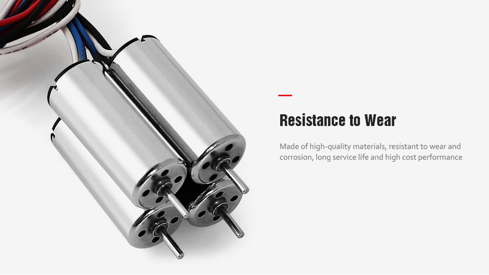 TIANQU XS809W Original Brushed Motor 4pcs for XS809W Foldable RC Drone TIANQU XS809W Original Brushed Motor 4pcs for XS809W Foldable RC Drone