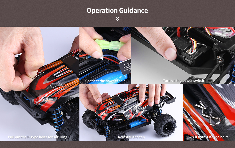 PXtoys 9302 1:18 Off-road RC Racing Car RTR 40km/h / 2.4GHz 4WD / Steering Servo